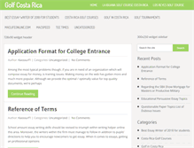 Tablet Screenshot of golfcostarica.com